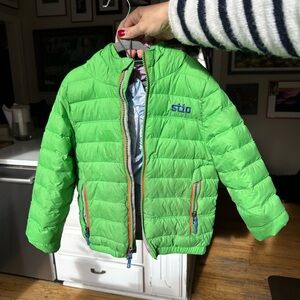 Stio Kids Green Puffer Jacket